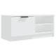 Fehér szerelt fa tv-szekrény 80 x 35 x 36,5 cm Fehér szerelt fa tv-szekrény 80 x 35 x 36,5 cm