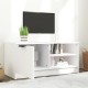 Fehér szerelt fa tv-szekrény 80 x 35 x 36,5 cm Fehér szerelt fa tv-szekrény 80 x 35 x 36,5 cm