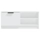 Fehér szerelt fa tv-szekrény 80 x 35 x 36,5 cm Fehér szerelt fa tv-szekrény 80 x 35 x 36,5 cm