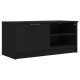 Fekete szerelt fa tv-szekrény 80 x 35 x 36,5 cm Fekete szerelt fa tv-szekrény 80 x 35 x 36,5 cm