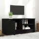 Fekete szerelt fa tv-szekrény 80 x 35 x 36,5 cm Fekete szerelt fa tv-szekrény 80 x 35 x 36,5 cm