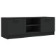 Fekete szerelt fa tv-szekrény 102x35x36,5 cm