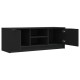 Fekete szerelt fa tv-szekrény 102x35x36,5 cm