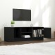 Fekete szerelt fa tv-szekrény 102x35x36,5 cm