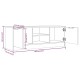 Fekete szerelt fa tv-szekrény 102x35x36,5 cm