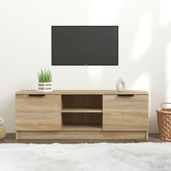 Sonoma-tölgyszínű szerelt fa fali tv-szekrény 102x35x36,5 cm