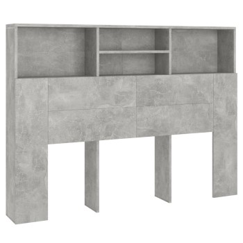 Betonszürke áthidaló szekrény 140 x 19 x 103,5 cm