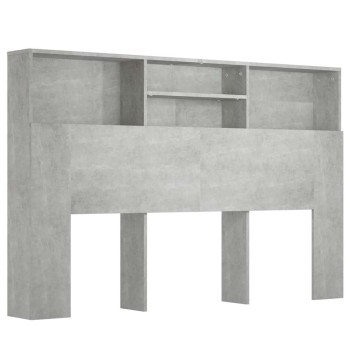 Betonszürke áthidaló szekrény 160 x 19 x 103,5 cm