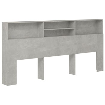 Betonszürke áthidaló szekrény 220 x 19 x 103,5 cm