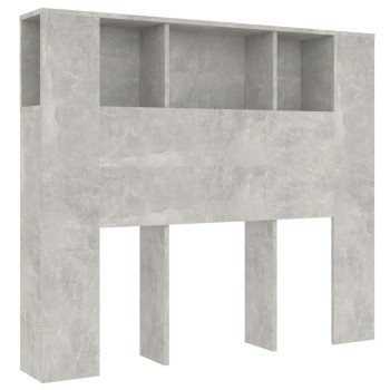 Betonszürke áthidaló szekrény 120 x 18,5 x 102,5 cm