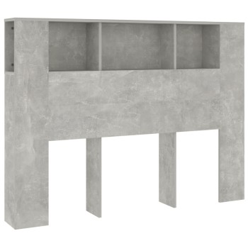 Betonszürke áthidaló szekrény 140 x 18,5 x 104,5 cm