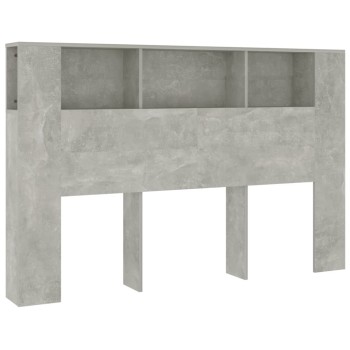 Betonszürke áthidaló szekrény 160 x 18,5 x 104,5 cm