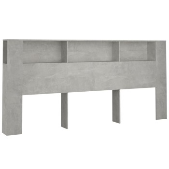 Betonszürke áthidaló szekrény 220x18,5x104,5 cm