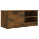 Füstös tölgyszínű szerelt fa tv-szekrény 80 x 35 x 36,5 cm Füstös tölgyszínű szerelt fa tv-szekrény 80 x 35 x 36,5 cm