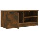 Füstös tölgyszínű szerelt fa tv-szekrény 80 x 35 x 36,5 cm Füstös tölgyszínű szerelt fa tv-szekrény 80 x 35 x 36,5 cm