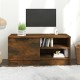 Füstös tölgyszínű szerelt fa tv-szekrény 80 x 35 x 36,5 cm Füstös tölgyszínű szerelt fa tv-szekrény 80 x 35 x 36,5 cm