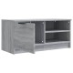 2 db szürke sonoma színű szerelt fa tv-szekrény 80x35x36,5 cm