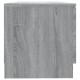 2 db szürke sonoma színű szerelt fa tv-szekrény 80x35x36,5 cm