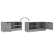 2 db szürke sonoma színű szerelt fa tv-szekrény 80x35x36,5 cm