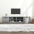 2 db szürke sonoma színű szerelt fa tv-szekrény 80x35x36,5 cm