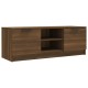 Barna tölgy színű szerelt fa tv-szekrény 102 x 35 x 36,5 cm Barna tölgy színű szerelt fa tv-szekrény 102 x 35 x 36,5 cm