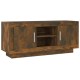 Füstös tölgyszínű szerelt fa fali tv-szekrény 102 x 35 x 45 cm Füstös tölgyszínű szerelt fa fali tv-szekrény 102 x 35 x 45 cm