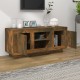 Füstös tölgyszínű szerelt fa fali tv-szekrény 102 x 35 x 45 cm Füstös tölgyszínű szerelt fa fali tv-szekrény 102 x 35 x 45 cm