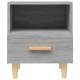 Szürke sonoma színű éjjeliszekrény 40x35x47 cm