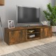 Füstös tölgy színű szerelt fa tv-szekrény 140 x 40 x 35,5 cm Füstös tölgy színű szerelt fa tv-szekrény 140 x 40 x 35,5 cm