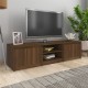 Barna tölgyszínű szerelt fa tv-szekrény 140 x 40 x 35,5 cm Barna tölgyszínű szerelt fa tv-szekrény 140 x 40 x 35,5 cm
