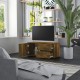 Füstös tölgyszínű szerelt fa tv-szekrény 80 x 34 x 36 cm Füstös tölgyszínű szerelt fa tv-szekrény 80 x 34 x 36 cm