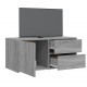 Szürke sonoma színű szerelt fa tv-szekrény 80 x 34 x 36 cm Szürke sonoma színű szerelt fa tv-szekrény 80 x 34 x 36 cm