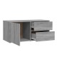 Szürke sonoma színű szerelt fa tv-szekrény 80 x 34 x 36 cm Szürke sonoma színű szerelt fa tv-szekrény 80 x 34 x 36 cm