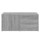 Szürke sonoma színű szerelt fa tv-szekrény 80 x 34 x 36 cm Szürke sonoma színű szerelt fa tv-szekrény 80 x 34 x 36 cm