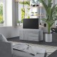 Szürke sonoma színű szerelt fa tv-szekrény 80 x 34 x 36 cm Szürke sonoma színű szerelt fa tv-szekrény 80 x 34 x 36 cm