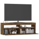Füstös tölgyszínű tv-szekrény led-világítással 120 x 35 x 40 cm Füstös tölgyszínű tv-szekrény led-világítással 120 x 35 x 40 cm