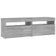 Szürke sonoma színű tv-szekrény led-lámpákkal 120 x 35 x 40 cm Szürke sonoma színű tv-szekrény led-lámpákkal 120 x 35 x 40 cm