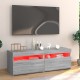 Szürke sonoma színű tv-szekrény led-lámpákkal 120 x 35 x 40 cm Szürke sonoma színű tv-szekrény led-lámpákkal 120 x 35 x 40 cm