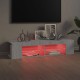 Szürke sonoma színű tv-szekrény led-lámpákkal 135 x 39 x 30 cm Szürke sonoma színű tv-szekrény led-lámpákkal 135 x 39 x 30 cm