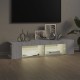 Szürke sonoma színű tv-szekrény led-lámpákkal 135 x 39 x 30 cm Szürke sonoma színű tv-szekrény led-lámpákkal 135 x 39 x 30 cm