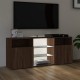 Barna tölgy színű led-es tv-szekrény 120x30x50 cm Barna tölgy színű led-es tv-szekrény 120x30x50 cm