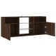 Barna tölgy színű led-es tv-szekrény 120x30x50 cm Barna tölgy színű led-es tv-szekrény 120x30x50 cm