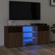 Barna tölgy színű led-es tv-szekrény 120x30x50 cm Barna tölgy színű led-es tv-szekrény 120x30x50 cm