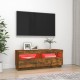 Füstös tölgyszínű tv-szekrény led-világítással 100 x 35 x 40 cm Füstös tölgyszínű tv-szekrény led-világítással 100 x 35 x 40 cm