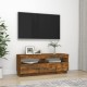 Füstös tölgyszínű tv-szekrény led-világítással 100 x 35 x 40 cm Füstös tölgyszínű tv-szekrény led-világítással 100 x 35 x 40 cm