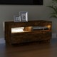 Füstös tölgyszínű tv-szekrény led-világítással 80 x 35 x 40 cm Füstös tölgyszínű tv-szekrény led-világítással 80 x 35 x 40 cm