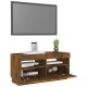 Füstös tölgyszínű tv-szekrény led-világítással 80 x 35 x 40 cm Füstös tölgyszínű tv-szekrény led-világítással 80 x 35 x 40 cm