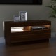 Barna tölgyszínű tv-szekrény led-világítással 80 x 35 x 40 cm Barna tölgyszínű tv-szekrény led-világítással 80 x 35 x 40 cm