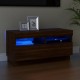 Barna tölgyszínű tv-szekrény led-világítással 80 x 35 x 40 cm Barna tölgyszínű tv-szekrény led-világítással 80 x 35 x 40 cm