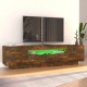 Füstös tölgyszínű tv-szekrény led-világítással 160x35x40 cm Füstös tölgyszínű tv-szekrény led-világítással 160x35x40 cm